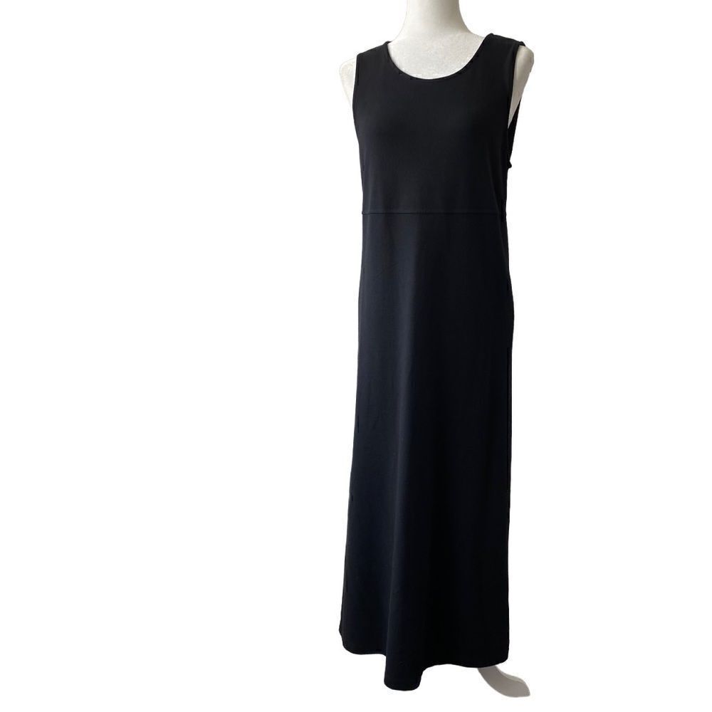 Talbots Black Maxi Dress Sleeveless SZ S